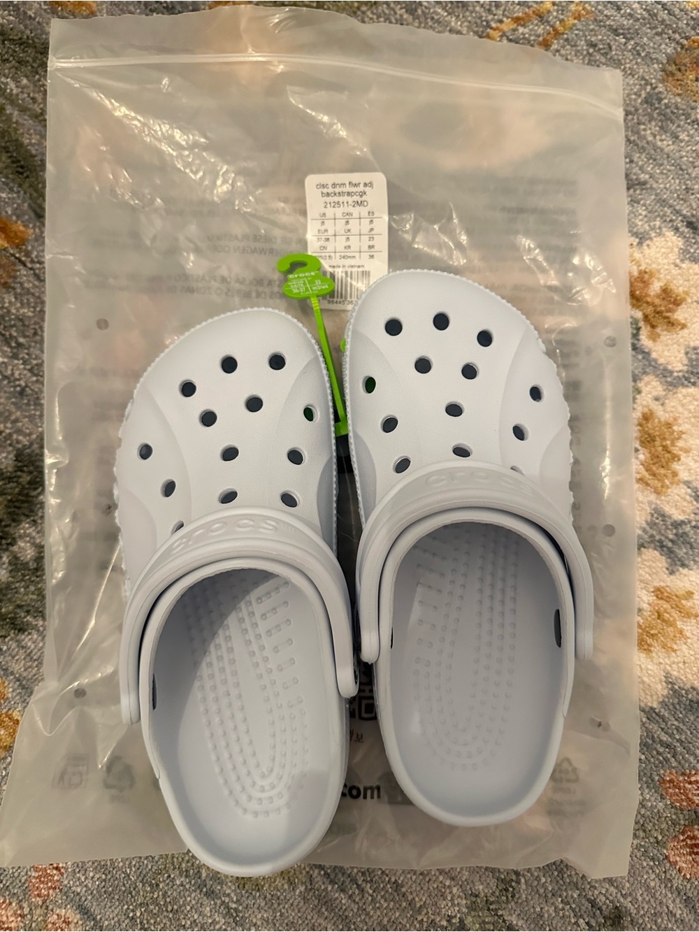 NWT Crocs Baya Clog in Mineral Blue | W6/M4